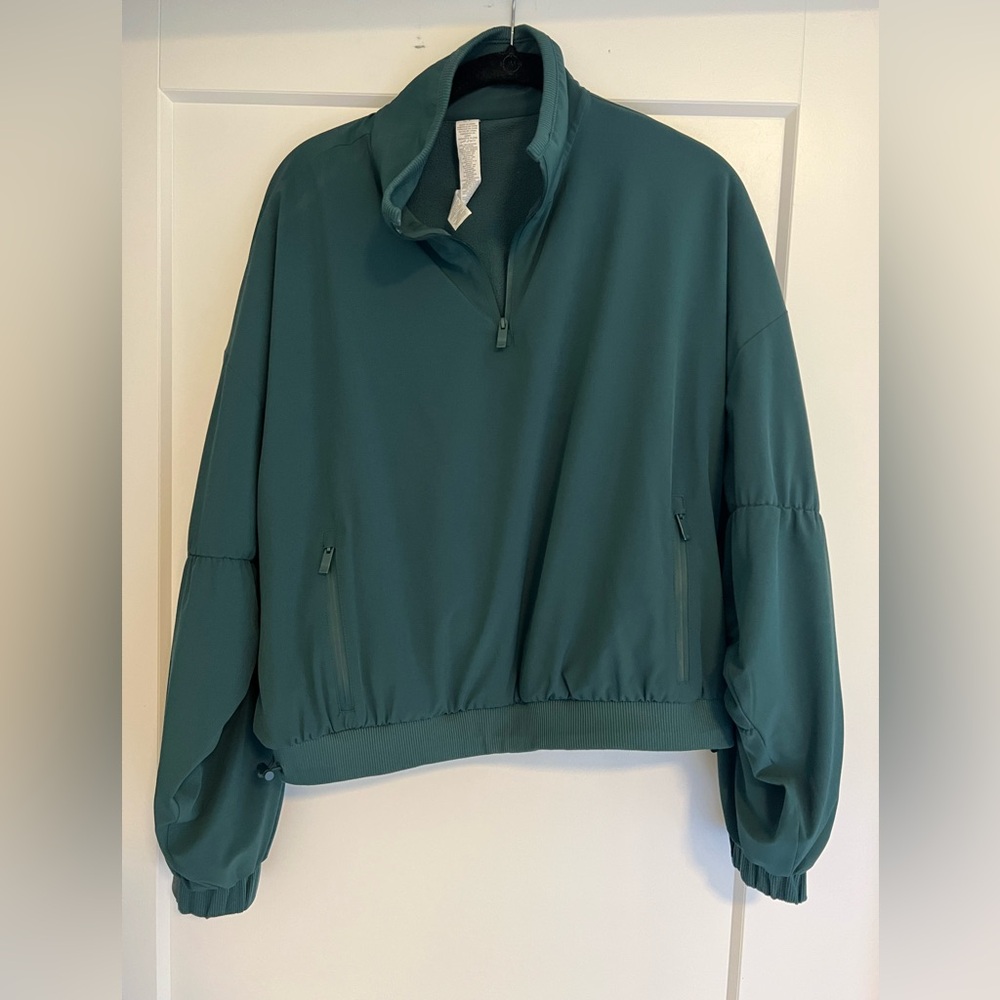 Alo cropped fleece windbreaker